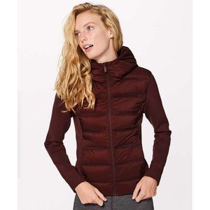 Lululemon Down & Around Jacket Dark Cedar 800-Fill Power Goose Down